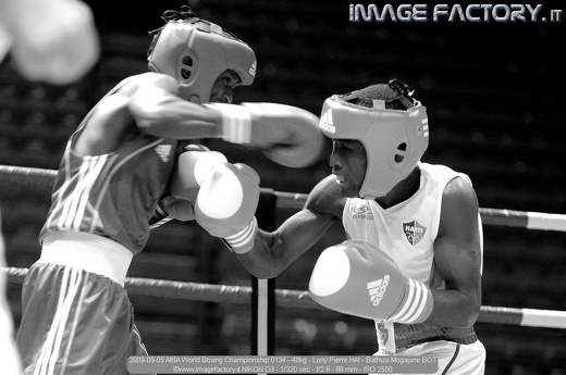 2009-09-05 AIBA World Boxing Championship 0134 - 48kg - Lony Pierre HAI - Bathusi Mogajane BOT